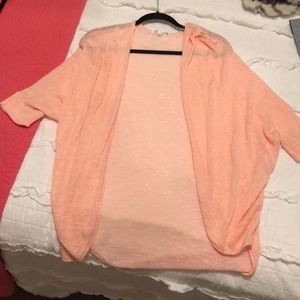 Peach spring cardigan